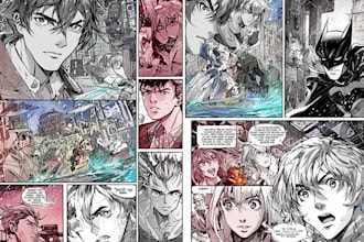 comic book illustration graphic novel comic cover comic artist nsfw comic page