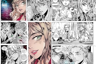 draw professional comic pages