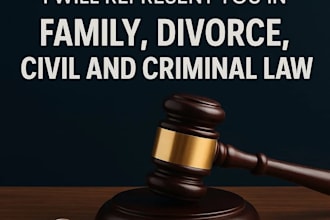 be your family lawyer and legal advisor in family law, divorce, child custody