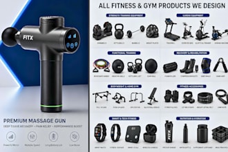 render 3d workout product design 3d sport equipment prototype 3d gym rehab tool