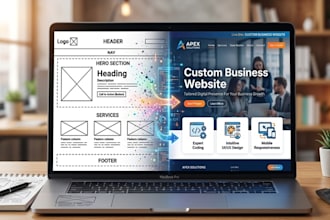 build responsive website development ux ui design, seo web for online business