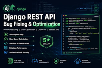 fix django and django rest framework bugs