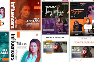 create aesthetic instagram designs and fashion post templates