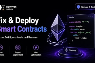 fix and deploy ethereum smart contracts solidity