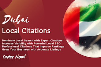 do dubai uae local citations for google ranking