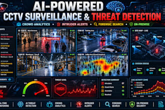 build an cctv surveillance and threat detection system