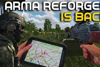 create custom maps, environments, and weapon assets for arma reforger and arma