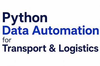 automate transport data and optimize delivery routes with python