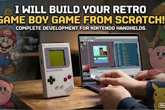build a classic retro game boy game from scratch
