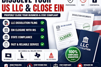 dissolve your US llc, close ein, and cancel your business properly