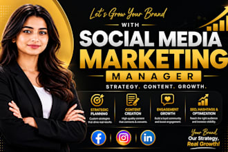 create a social media strategy for business growth