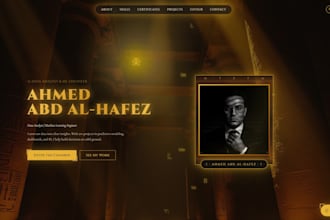 create modern developer portfolio website