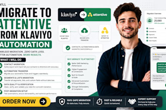 migrate to attentive from klaviyo contact import automation transfer