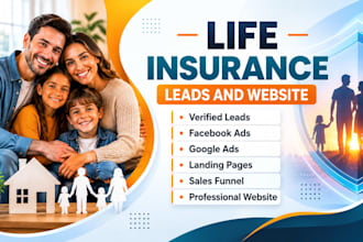 generate qualified insurance leads sales funnel and responsive website
