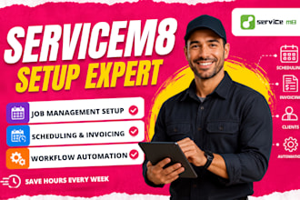 setup servicem8 forms, invoices, servicem8 api housecall pro, jobber, simpro
