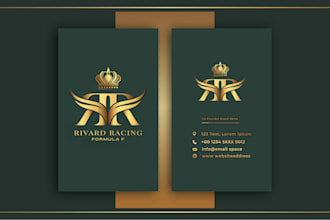 create custom elegant logo design for your luxury brand