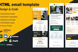 design clickable email newsletter template