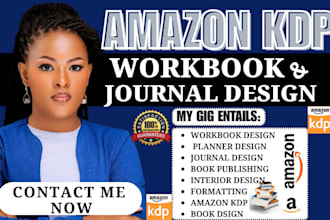 format workbook journal and planner for amazon KDP