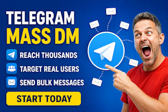 do telegram mass dm, discord , mass dm, crypto marketing