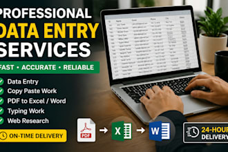 do data entry and typing work