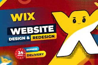 wix website, redesign and wix ecommerce or online store