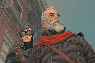 drew comic books characters, illustration