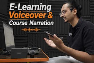 voiceover for e learning, online courses and training videos