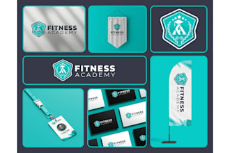 create a modern branding kit and visual identity