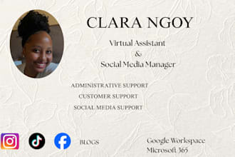 be your administrative virtual assistant