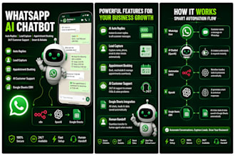 create whatsapp ai chatbot and n8n automation