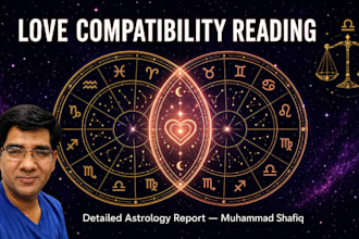 provide love compatibility and marriage astrology reading with PDF report