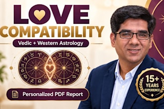 provide love compatibility and marriage astrology reading with PDF report