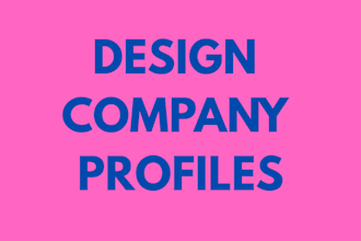 design company profile for you
