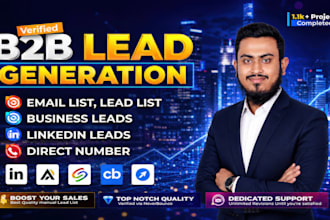 do b2b lead generation and targeted email list building with direct number