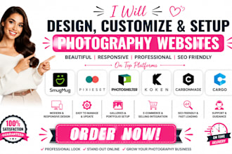 build smugmug pixieset photoshelter koken carbonmade cargo photography website