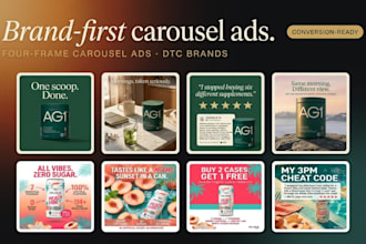 make scroll stopping ad carousels