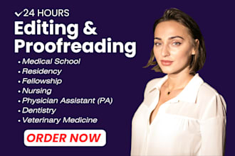 make your medical application stand out with a polished, compelling admission