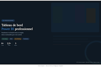 create a professional power bi dashboard to track and grow your business