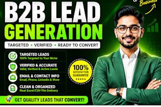 provide targeted b2b leads and verified emails