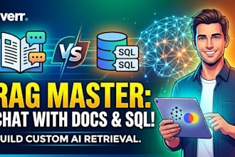 build a custom rag pipeline for your documents and sql databases