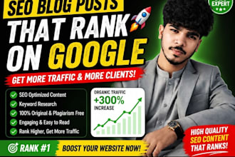 write professional SEO blog posts and articles