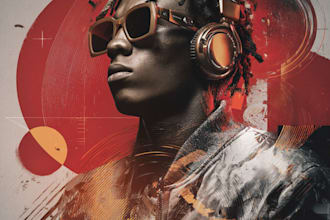 design creative mixtape cover and albums