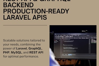 build a rest API or graphql backend in laravel for your web app