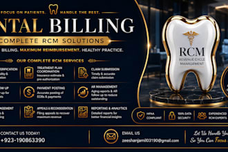do dental billing rcm, submission, payment posting ar denials management appeals