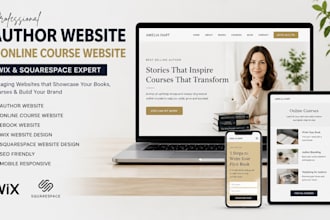 build squarespace wix author website online course website wix squarespace ebook