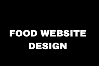 design modern food eba,fufu,amala,semo website