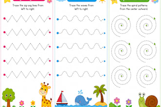 make preschool activity worksheets