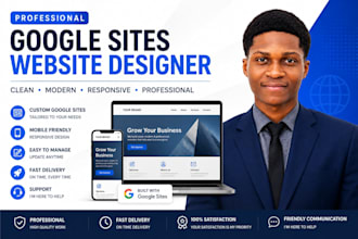 design a professional google sites website