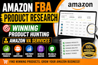 find profitable amazon fba products with product research