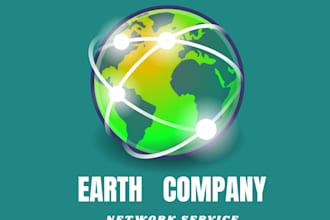 design an earth company logo